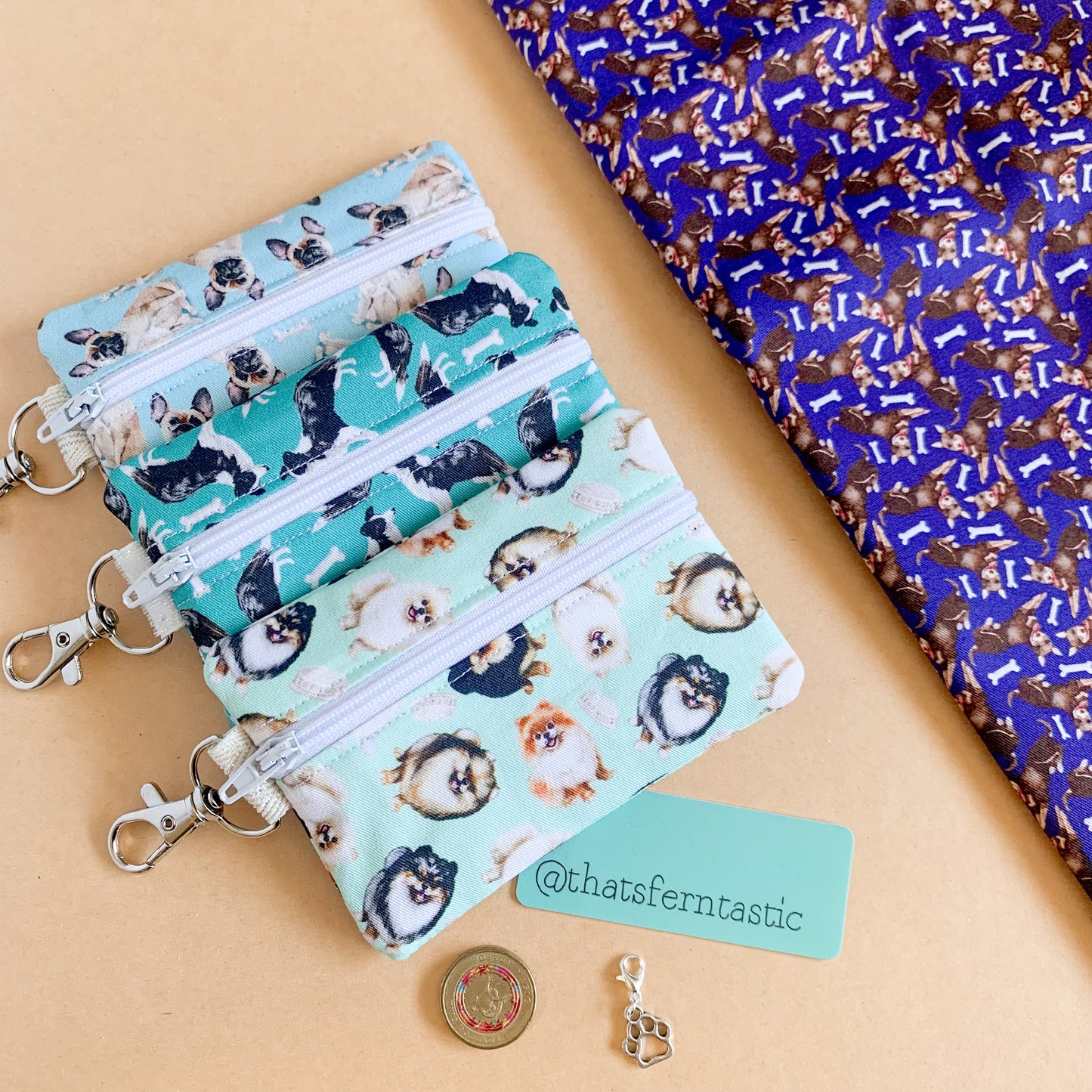 Dog Breed Mini Pouches