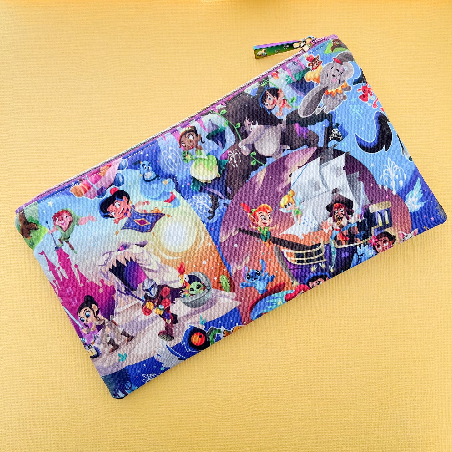 Deluxe Disney Mash Up Zipper Pouch