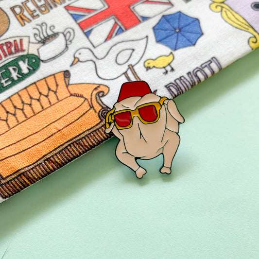 Friends Thanksgiving Turkey Enamel Pin